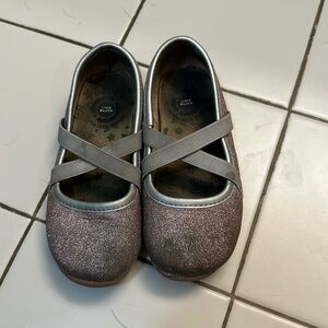 Livie & Luca size 10 purple glitter ballet flats